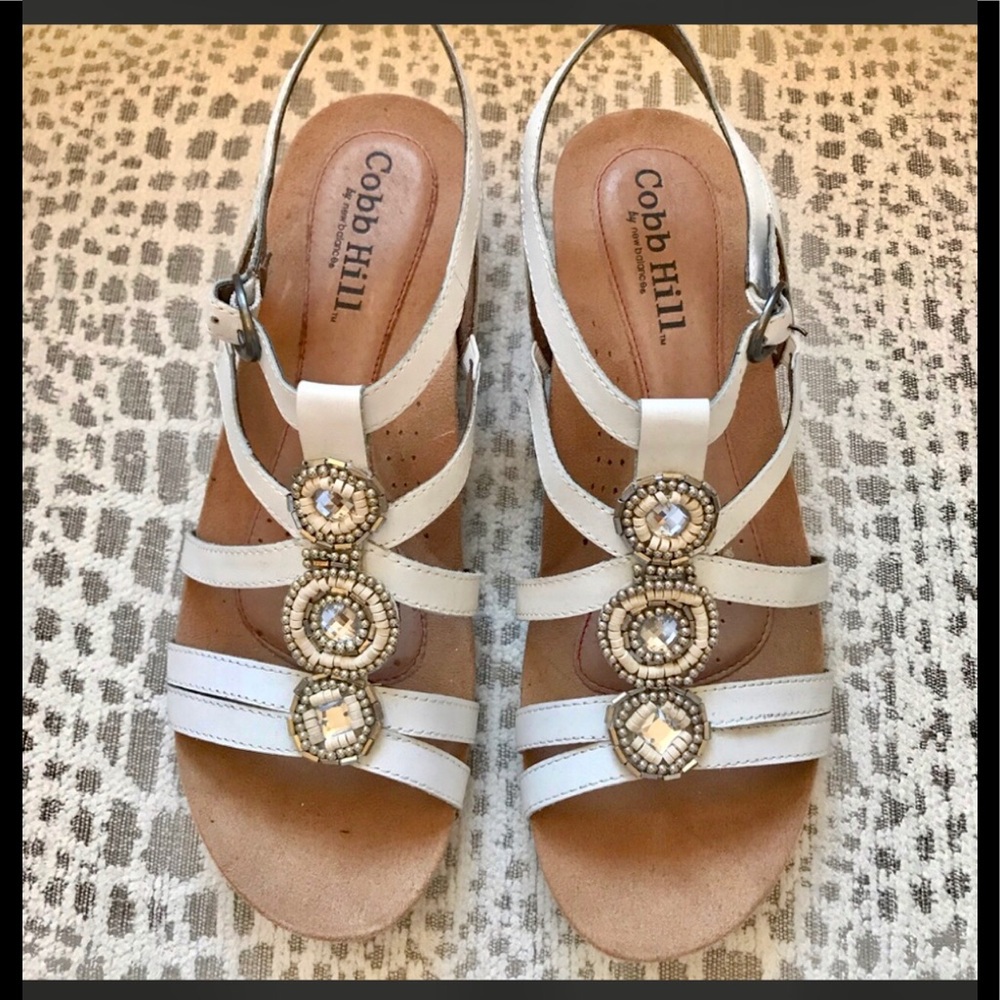 White sandal💞Cobb Hill 🌸 Size 11M 🌸 Like New